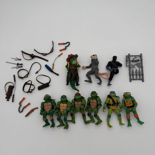 Tmnt action figure lot pc - tmnt, 32